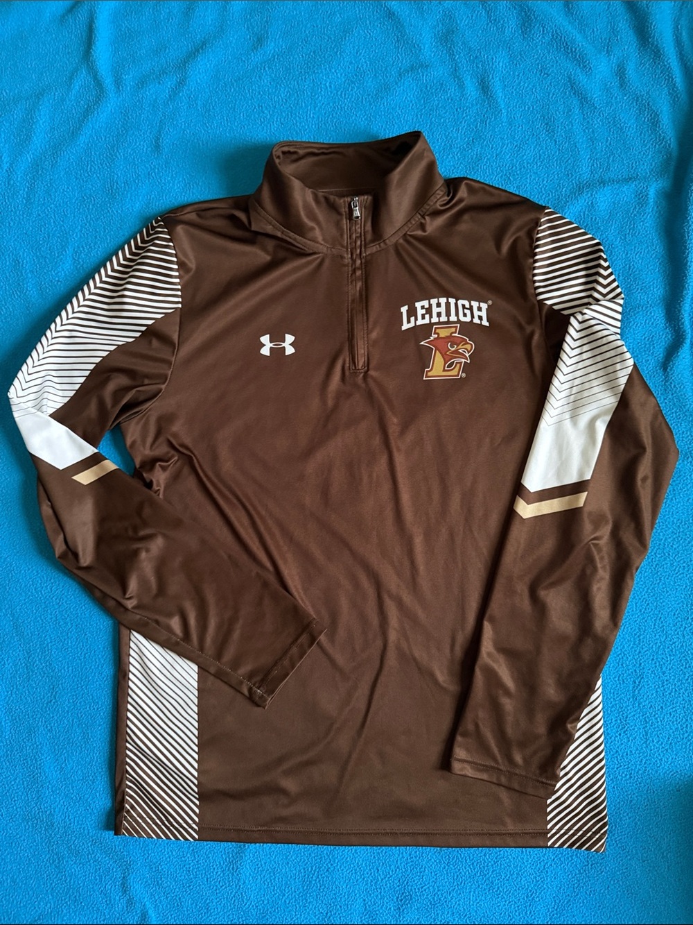 Under Armour Brown Lehigh Quarter-Zip Pullover